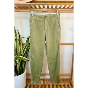 Gap Olive Green Twill Jogger Pants